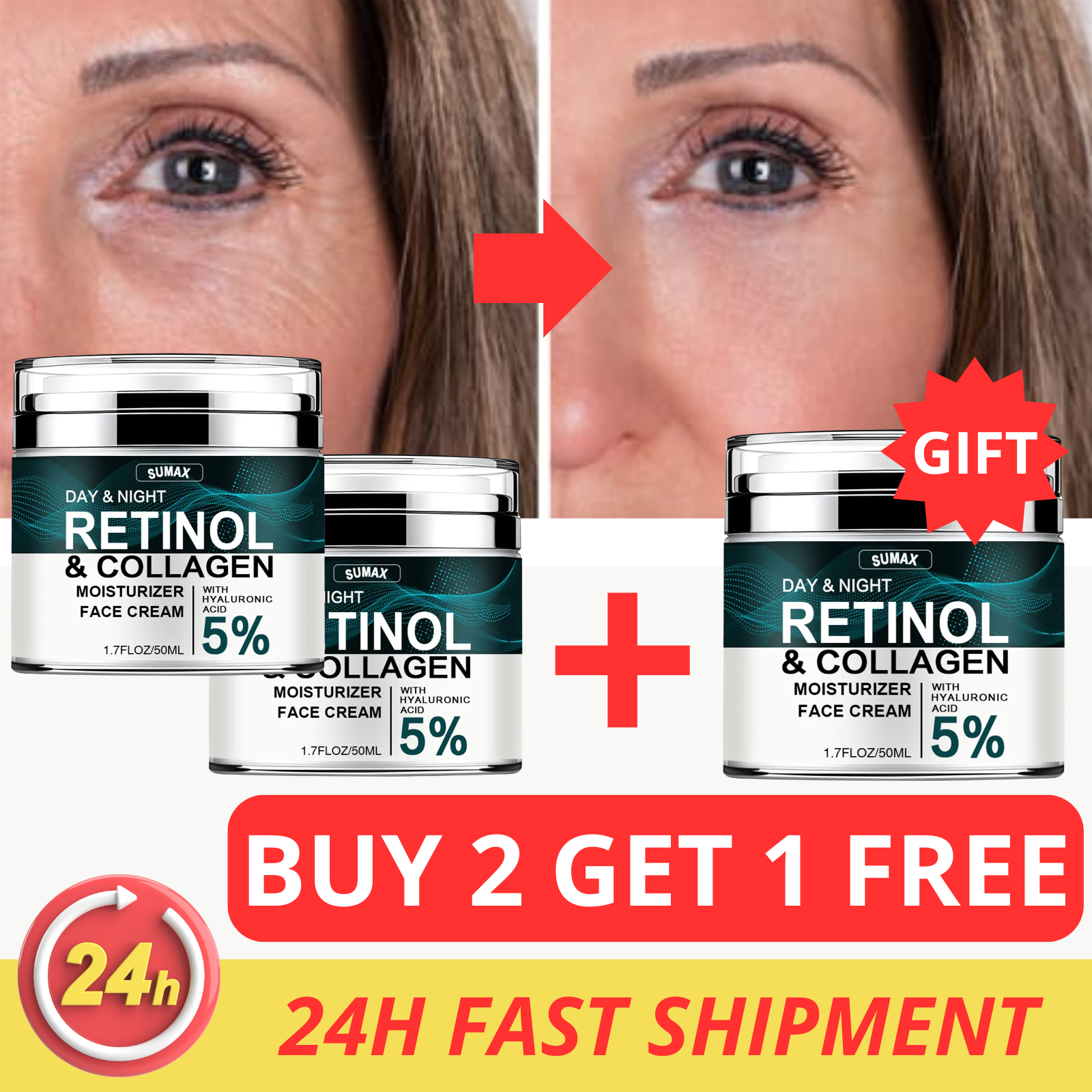 Anti-Aging Retinol & Collagen Cream