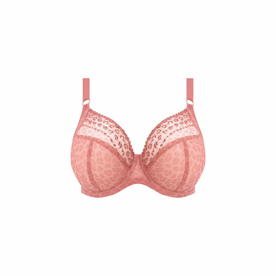 Elomi Matilda Rose Leo Unlined Sheer Plunge Bra 8900